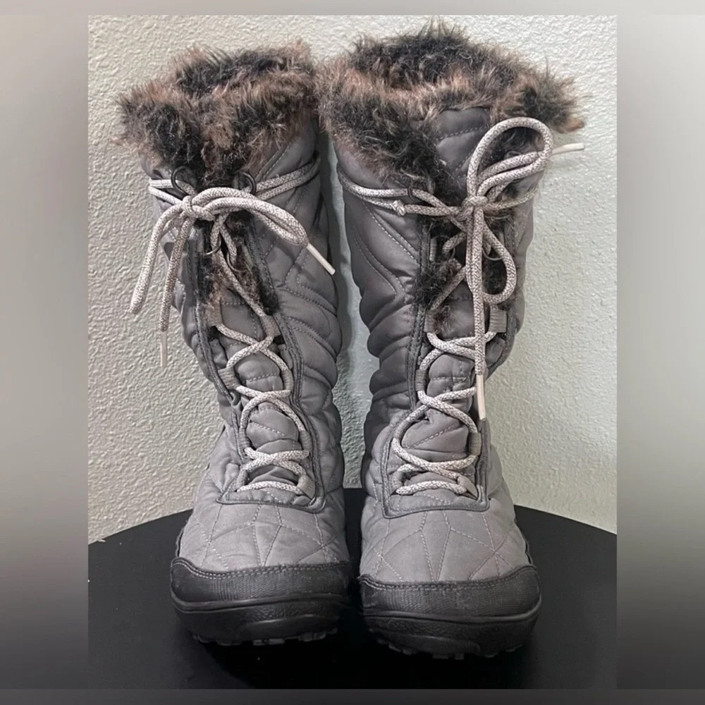 Columbia Minx Mid III Winter Waterproof Fur Snow Boots Ski Snowboard Outdoor
